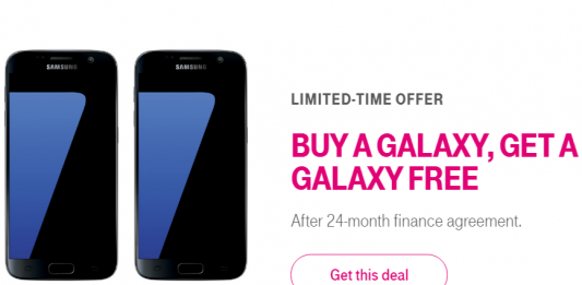 T Mobile Samsung Galaxy BOGO Deals November 2016 533x261