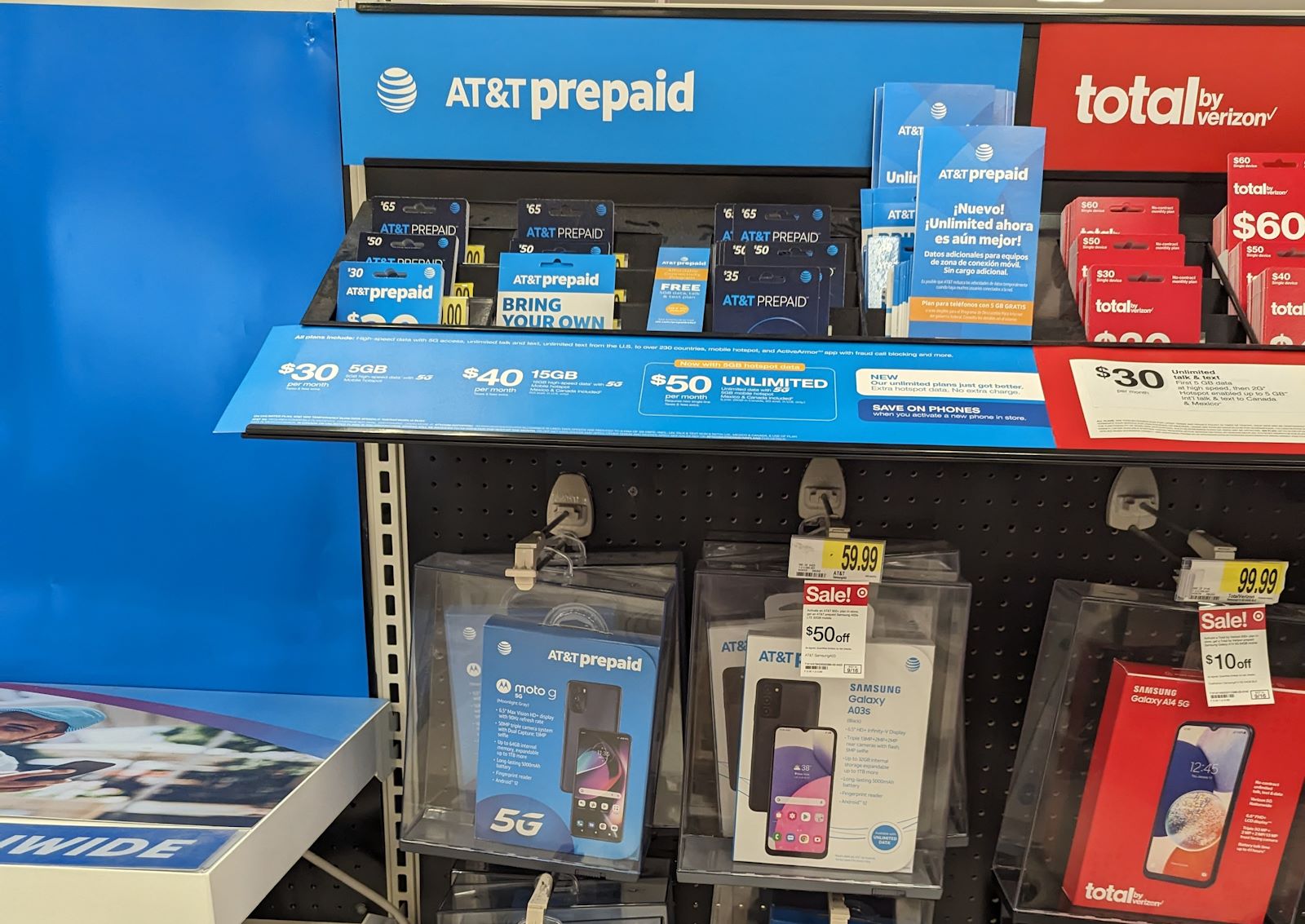 at&t $75 prepaid plan